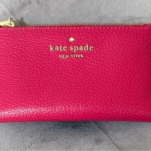 Kate Spade Fuchsia Leather Wallet